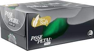 ROSE PETAL TISSUE BOX